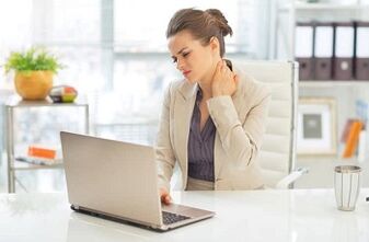 Příznaky osteochondrosy krční páteře